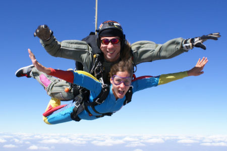 Are skydiving accidents covered by insurance?